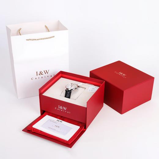 【质保两年】I&W爱沃驰机械表 进口机械机芯 蓝宝石表镜  防水防眩光 防刮耐磨 商品图4