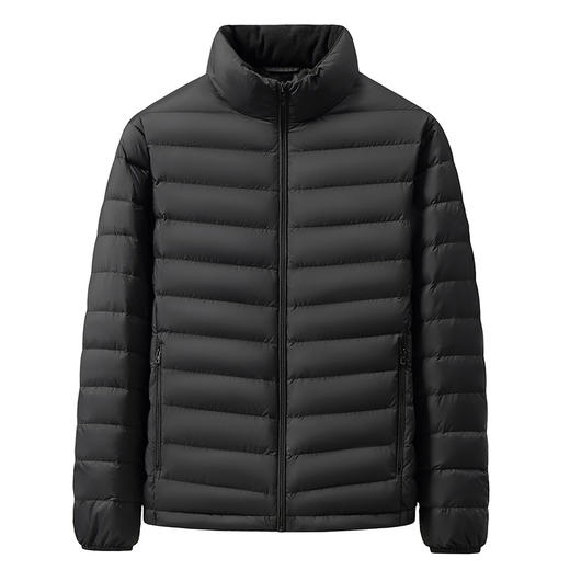 【DK】大依优型大码男装立领轻薄羽绒服男秋冬保暖加肥加大码运动服男士户外 商品图2