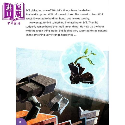 【中商原版】英文原版 级别5 迪士尼儿童读物 机器人总动员 含音频Level 5 Disney Kids Readers WALL-E Pack Pearson English 商品图2