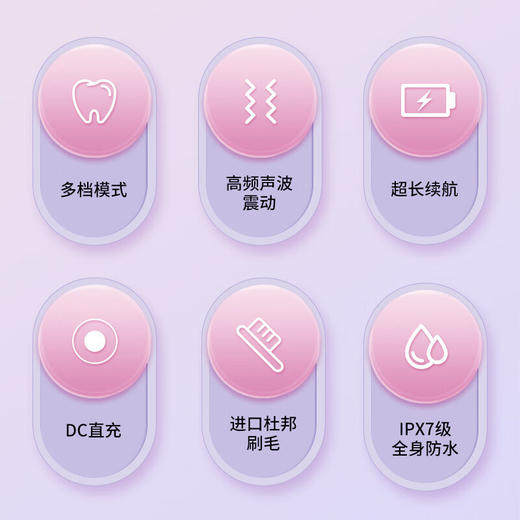 夏普声波电动牙刷 男女款成人电动牙刷-多规格 商品图4