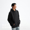 CHINISM折扣季 灰色重磅水洗连帽卫衣男秋季复古潮牌宽松休闲帽衫 商品缩略图2