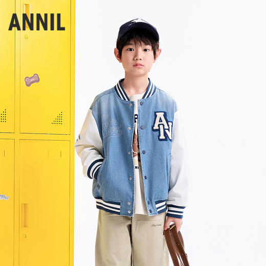 【实体店同款】男童短款棉衣冬季新款安奈儿童装AB545027 商品图0