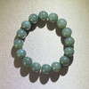 和田玉（青玉-沙枣青）12mm圆珠手串/15# 商品缩略图0