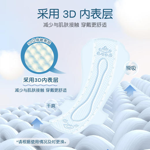 elis®大王 夜用卫生巾 天使纱织系列 超薄棉柔420mm-8片 商品图2