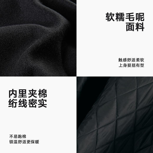 CHINISM折扣季  EXQUISITE李斯丹妮联名 棒球服夹克男黑色外套 商品图4