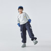 蓝汽水25年秋季新款亲子装中大男童束脚机能裤大口袋撞色运动裤 商品缩略图3