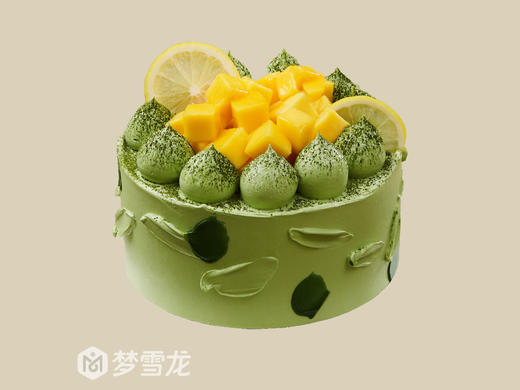 春野芒芒·抹茶香芒麻薯·纯牛乳冰淇淋蛋糕 |  梦雪龙 商品图3