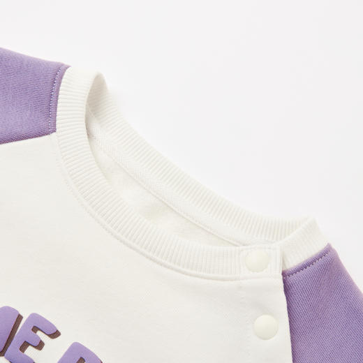 【MQD】童装男小童套头卫衣2025春新款儿童撞色插肩袖宝宝外套 商品图1