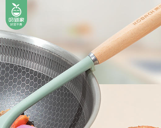 康巴赫静厨防烫系列榉木硅胶套装（勺子+铲子）/1套补单专用 商品图3