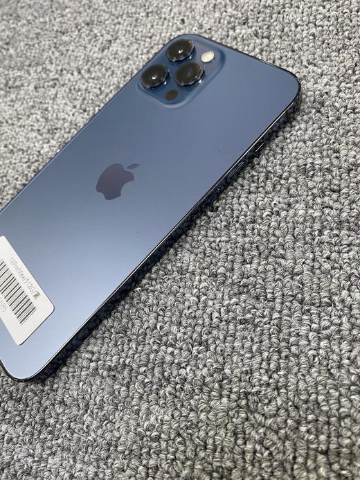编号516585-苹果国行iPhone12ProMax/512G/蓝色，5G手机，9.5新，换新电池100%，特价2699便宜出！质检工程师已深度检测通过，店保1年，请放心购买！ 商品图2