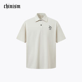 【凉感】CHINISM赤尘 斑点狗刺绣短袖polo衫男2025夏季速干上衣