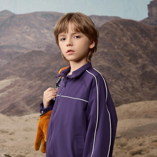 【MQD】童装男童立领外套春春秋款儿童运动拉链衫 商品图3