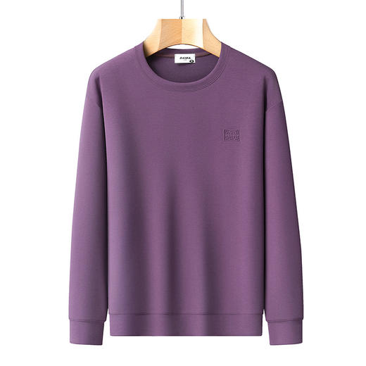 【超大码】【DX】大依优型大码男装300斤上衣圆领长袖T恤卫衣套头卫衣打底衫秋季新款男士加大码胖子 商品图4