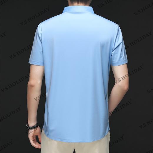 夏季简约男士商务休闲百搭免烫短袖衬衫/3001 商品图2