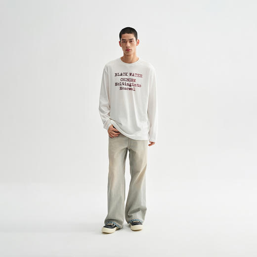 【商场同款】CHINISM赤尘 薄款长袖T恤男2025春季男士内搭打底衫 商品图3