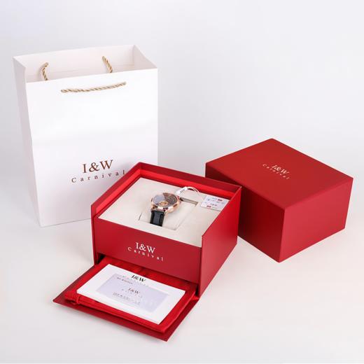 【质保两年】I&W爱沃驰机械表 进口机械机芯 蓝宝石表镜  防水防眩光 防刮耐磨 商品图10