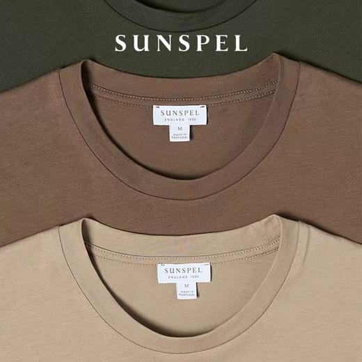 SUNSPEL男士经典款Supima棉圆领Riviera T恤 Midweight春夏 商品图4