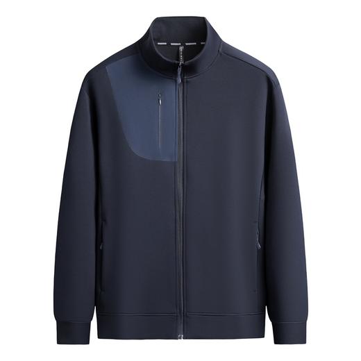 【DSF】大依优型大码男装秋季新款男士加肥加大码立领针织夹克男胖子开衫卫衣 商品图7