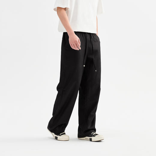 【商场同款】CHINISM赤尘 莱赛尔微弯刀休闲裤男2025夏季直筒长裤 商品图3