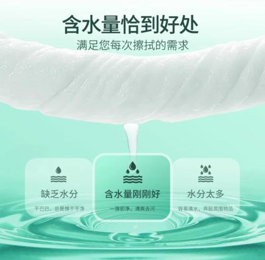 洁比兔60抽湿巾儿童手口专用加厚加大带盖180mm*120mm8包/18包/36包 商品图4