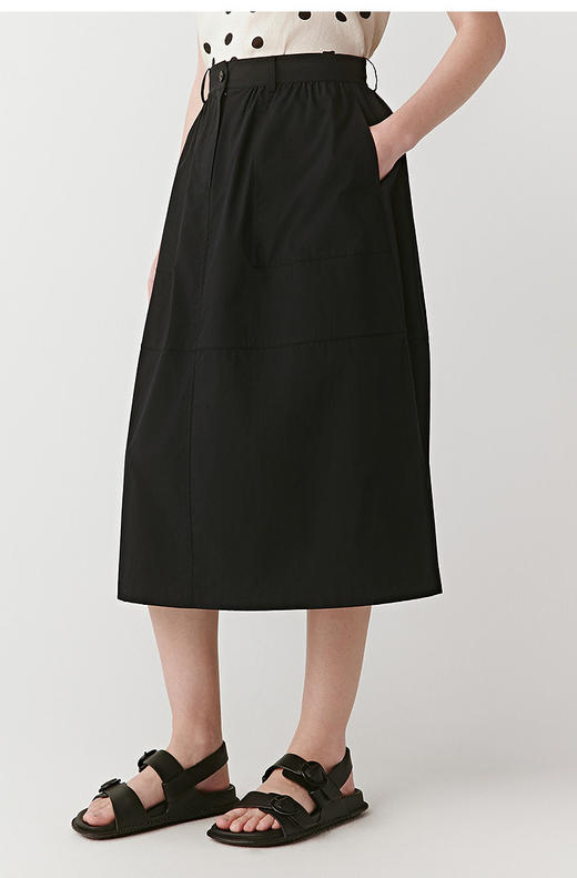 【高品质私服】【IC棉涤府绸半身裙】舒适亲肤 细腻紧密 蓬松柔软 为穿搭增添一份休闲随性G1503-CC【无标出货 介意慎拍】 商品图1