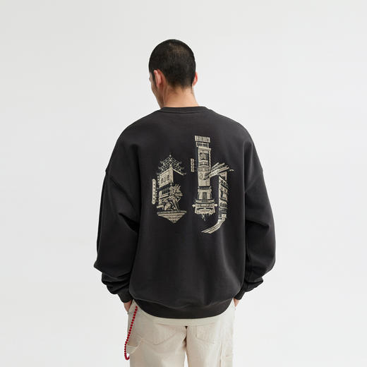 CHINISM赤尘 《唐探1900》联名系列 纯棉圆领卫衣男2025春季 商品图0