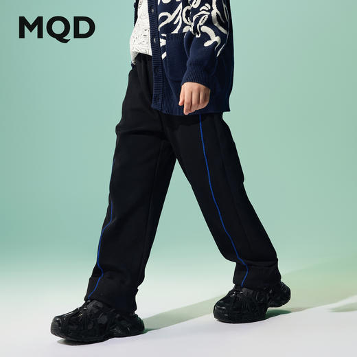 【MQD】【国潮系列】男童裤子2025春季新款宝宝运动裤儿童针织裤 商品图0