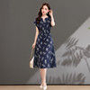 减龄洋气收腰，碎花连衣裙印花裙HR-ZYF8859 商品缩略图0