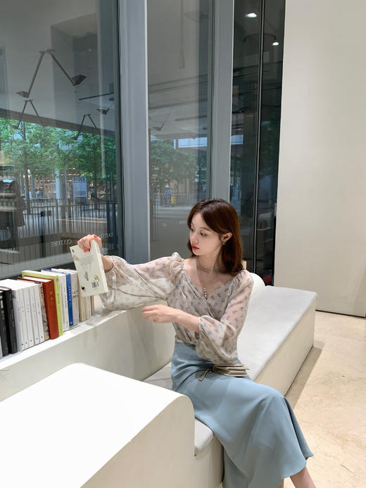 金蘑菇菇 Fontainbleau枫丹白露/ 印花衬衫组 清甜雅致过渡款～ 商品图2