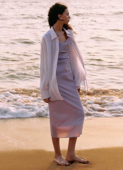 【高品质私服】【ZZ宽松法式透气麻衬衫】质地细腻亲肤，轻薄有呼吸感，自然微绉风格G1502/G1508-CC【无标出货 介意慎拍】 商品图2