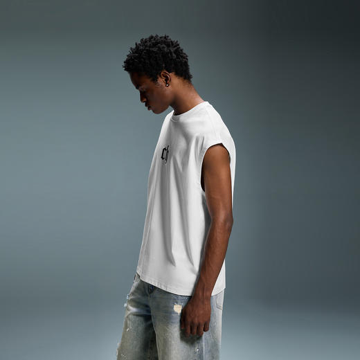 【运动系列】CHINISM赤尘 凉感运动坎肩背心男夏季户外跑步t恤 商品图3