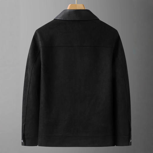 【DDT】大依优型大码男装翻领夹克休闲外套加肥加大百搭300斤茄克衫男肥佬宽松上衣 商品图2