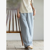 牧衣游原创 重磅丝麻净色裤子宽松 限量福利款 雯莱不支持会员折 商品缩略图1