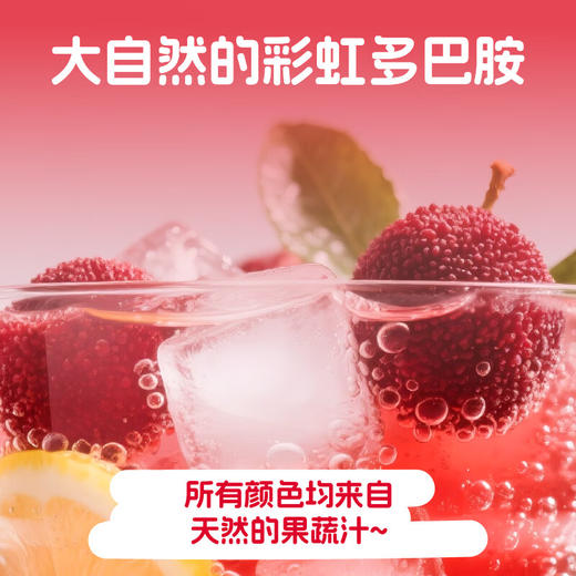 柠檬共和国山野杨梅粉柠荔枝爆汁三柠小罐饮料200ml/瓶含气泡果汁夏季饮料 商品图3