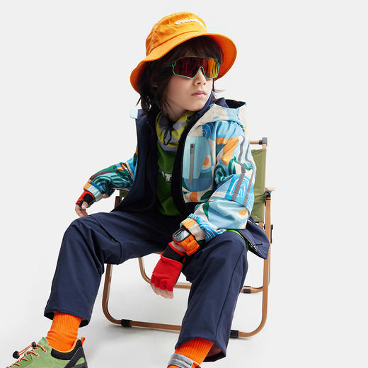 【MQD】童装男童迷彩防水风衣秋冬款儿童三合一儿童外套 商品图1