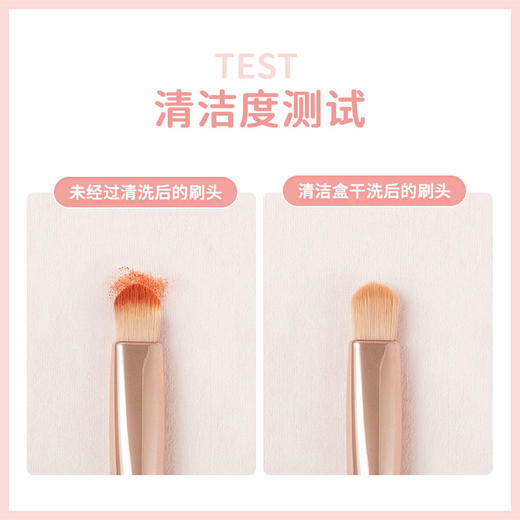 【旅行美妆工具套组】硅胶唇刷+便携睫毛夹+修容刷+毛刷清洁盒 商品图5