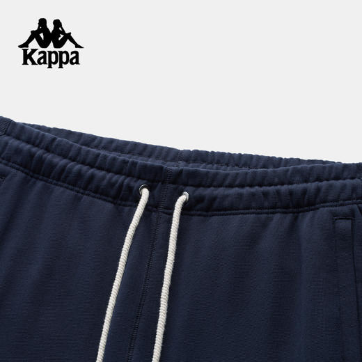Kappa卡帕背靠背运动裤男2025新款休闲束脚卫裤纯棉刺绣针织长裤K0F52AK21 商品图2