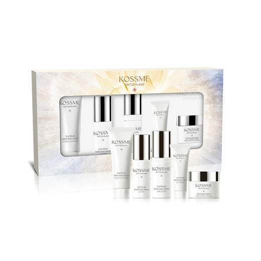 KOSSME蔻诗弥花菁萃洁面水乳霜眼霜旅行礼盒装 商品图0