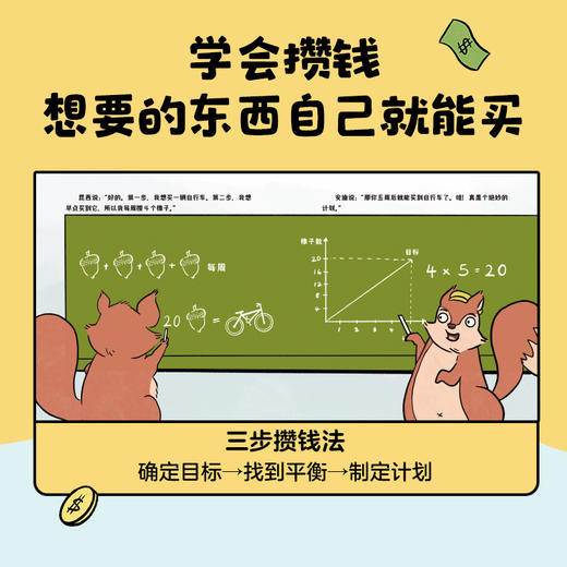 《如果动物有钱了》全8册  3-6岁  会花钱、会存钱、懂赚钱 财商启蒙  跟着小动物学理财  能赚会花有一套  轻松提高宝宝的财商 商品图3