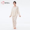 都市丽人睡衣泡泡绵2.0睡衣女士家居服长袖长裤牛奶丝套装LHH2P3 商品缩略图2
