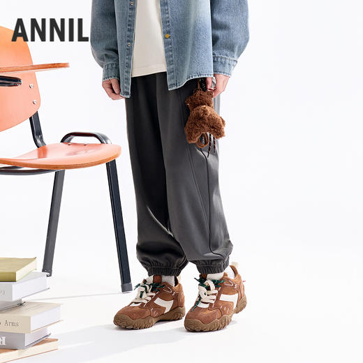 【实体店同款】男童全腰针织单裤秋季新款安奈儿童装AB536110 商品图2