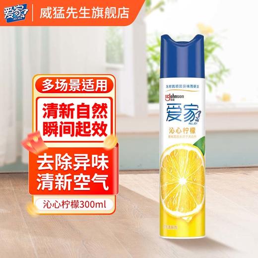 爱家空气清新剂喷雾 300ml 空气清新 去除异味 室内 厕所 汽车 商品图0