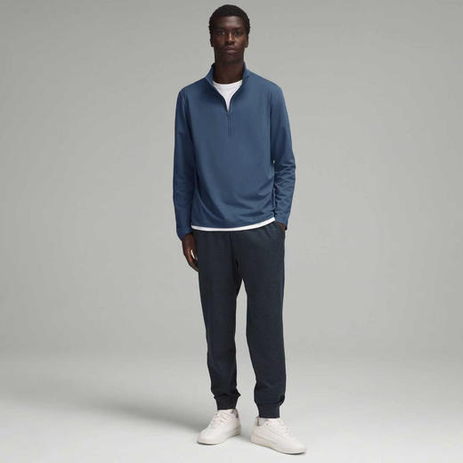 LULU 男士秋季薄款抓绒半拉链卫衣 Z-15559 商品图0