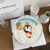 多款式~企鹅手绘卡通蛋糕-低糖处理无添加 商品缩略图0