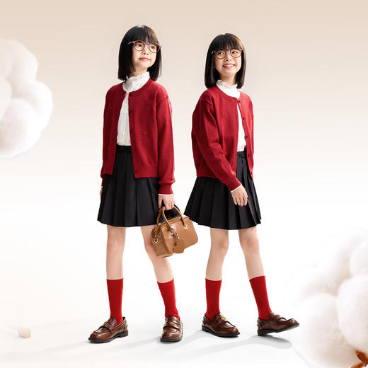 女童开衫秋季新款安奈儿童装EG534538 商品图2