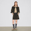 lost in echo2025早秋新款独特植绒短款阔肩夹克外套半裙短裙套装 商品缩略图3