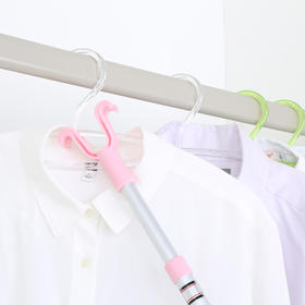 美丽雅双勾铝合金伸缩杆衣叉