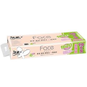 洁柔Face粉色有芯卷纸12卷1620g/提