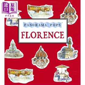 【中商原版】佛罗伦萨 Walker全景立体书系列 精美折叠插画 Florence Panorama Pops 英文原版 Sarah Maycock