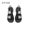 D:FUSE迪芙斯夏季新款金属控凉鞋前卫感机能风高级灰超轻凉鞋女DF42115221 商品缩略图4